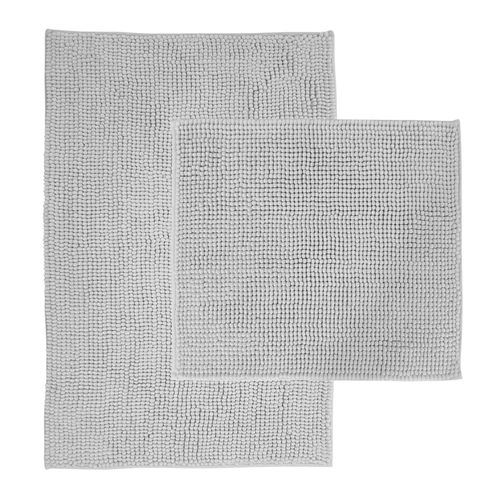 4255636642438 - NYVI Badematte NYVISpa Chenille Rechteckig - Badezimmerteppich - Rutschfest Saugfähig Schnell Trocknend Fußbodenheizung geeignet Waschbar Weich FarbeWeiß GrößeSet 45x50 + 50x80 cm 4255636642438 - NYVI Badematte NYVISpa Chenille Rechteckig - Badezimmerteppich - Rutschfest Saugfähig Schnell Trocknend Fußbodenheizung geeignet Waschbar Weich FarbeWeiß GrößeSet 45x50 + 50x80 cm