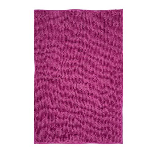 4255636642179 - NYVI Badematte NYVISpa Chenille Rechteckig - Badezimmerteppich - Rutschfest Saugfähig Schnell Trocknend Fußbodenheizung geeignet Waschbar Weich FarbeLila GrößeBadematte 50x80 cm