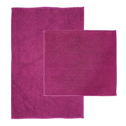 4255636642414 - NYVI Badematte NYVISpa Chenille Rechteckig - Badezimmerteppich - Rutschfest Saugfähig Schnell Trocknend Fußbodenheizung geeignet Waschbar Weich FarbeLila GrößeSet 45x50 + 50x80 cm 4255636642414 - NYVI Badematte NYVISpa Chenille Rechteckig - Badezimmerteppich - Rutschfest Saugfähig Schnell Trocknend Fußbodenheizung geeignet Waschbar Weich FarbeLila GrößeSet 45x50 + 50x80 cm