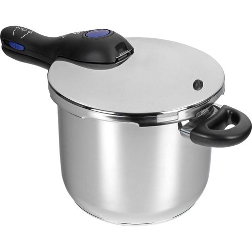 4000530725110 - Schnellkochtopf Perfect Plus Töpfe Gr Ø 22 cm + Höhe 185 cm blau (edelstahlfarben schwarz blau) Schnellkochtöpfe Dampfkochtopf mit abnehmbarem Deckelgriff Induktion 4000530725110 - Schnellkochtopf Perfect Plus Töpfe Gr Ø 22 cm + Höhe 185 cm blau (edelstahlfarben schwarz blau) Schnellkochtöpfe Dampfkochtopf mit abnehmbarem Deckelgriff Induktion