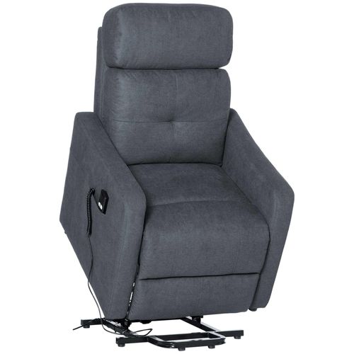 4251774958417 - Elektrischer Sessel mit Aufstehfunktion und kabelgebundener Fernbedienung grau 71L x 94B x 104H cm aufstehsessel?fernsehsessel?elektrischer relaxsessel aufstehhilfe