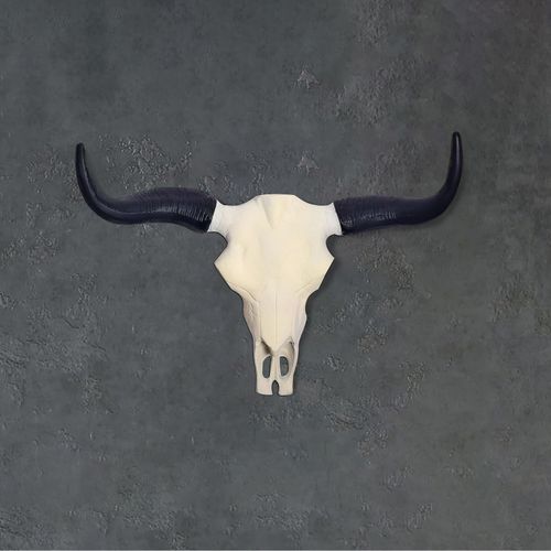 4251757726781 - Deko Geweih Büffel Schädel Aluminium Hörner 555 cm Wanddekoration 4251757726781 - Deko Geweih Büffel Schädel Aluminium Hörner 555 cm Wanddekoration