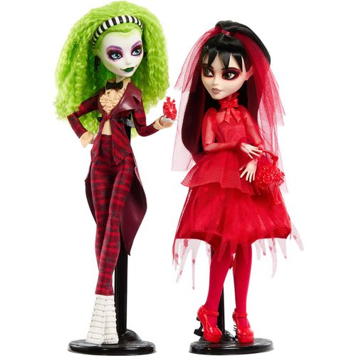 0194735256648 - Skullector Betelgeuse and Lydia Wedding Doll 2-Pack - Beetlejuice Beetlejuice 0194735256648 - Skullector Betelgeuse and Lydia Wedding Doll 2-Pack - Beetlejuice Beetlejuice