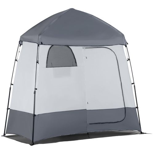 4251774952071 - Duschzelt mit zwei Fenster grau 230L x 120B x 230H cm umkleidekabine wurfzelt duschzelt campingtoilette campingdusche 4251774952071 - Duschzelt mit zwei Fenster grau 230L x 120B x 230H cm umkleidekabine wurfzelt duschzelt campingtoilette campingdusche