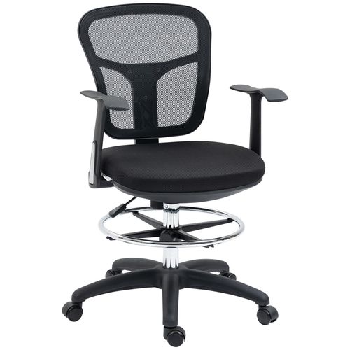 4255633544148 - Bürostuhl Ergonomischer Zeichenstuhl 95-115 cm Computerstuhl mit Armlehne Schreibtischstuhl mit Fußstütze Drehstuhl für Büro Wohnzimmer Mesh 4255633544148 - Bürostuhl Ergonomischer Zeichenstuhl 95-115 cm Computerstuhl mit Armlehne Schreibtischstuhl mit Fußstütze Drehstuhl für Büro Wohnzimmer Mesh