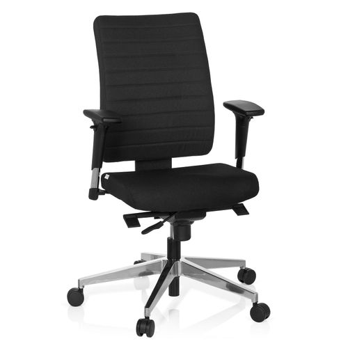 4260284087678 - Profi Bürostuhl PRO-TEC 350 Stoff mit Armlehnen (höhenverstellbar) hjh OFFICE 4260284087678 - Profi Bürostuhl PRO-TEC 350 Stoff mit Armlehnen (höhenverstellbar) hjh OFFICE