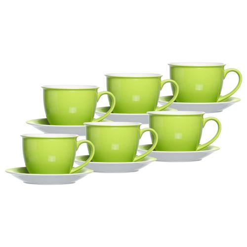 4262418970771 - Milchkaffee Tassen mit Untertassen Doppio 350 ml 6er Set 4262418970771 - Milchkaffee Tassen mit Untertassen Doppio 350 ml 6er Set