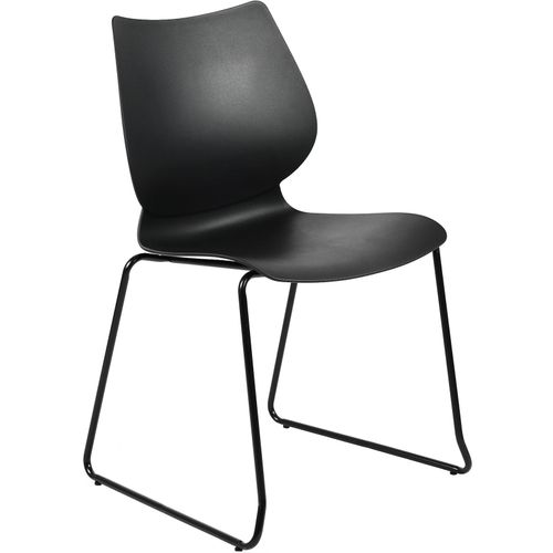 4255716351694 - Stapelstuhl Houma platzsparend stapelbar mit Rückenlehne Sitzschale aus Kunststoff stabiles Metallgestell Esszimmerstuhl modern 4255716351694 - Stapelstuhl Houma platzsparend stapelbar mit Rückenlehne Sitzschale aus Kunststoff stabiles Metallgestell Esszimmerstuhl modern