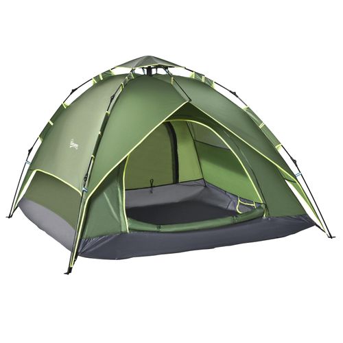 4250871267453 - Quick-Up-Zelt für 2 Personen + 1 Kind dunkelgrün 210 x 210 x 140 cm (LxBxH) Outdoorzelt Doppelzelt Familienzelt Campingzelt 4250871267453 - Quick-Up-Zelt für 2 Personen + 1 Kind dunkelgrün 210 x 210 x 140 cm (LxBxH) Outdoorzelt Doppelzelt Familienzelt Campingzelt