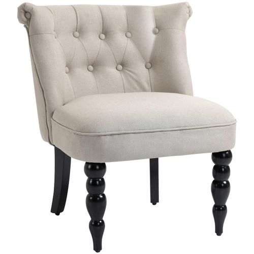4251774904278 - Polstersessel mit Knopfdesign beige schwarz 67 x 67 x 78 cm (LxBxH) Sessel Loungesessel Stoffsessel Wohnzimmerstuhl 4251774904278 - Polstersessel mit Knopfdesign beige schwarz 67 x 67 x 78 cm (LxBxH) Sessel Loungesessel Stoffsessel Wohnzimmerstuhl