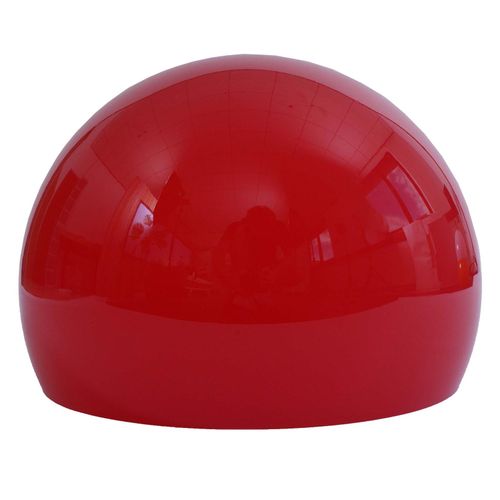 4057651619842 - Lampenschirm MCW-M34 für Bogen- und Pendelleuchte Ersatzschirm Ø 40cm Kunststoff ~ rot