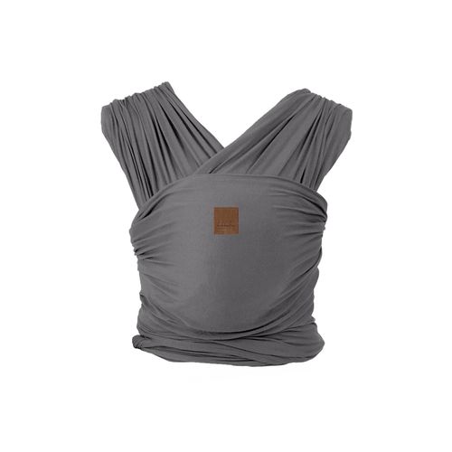 3800171211536 - Kikkaboo Tragehilfe Isla Tragetuch Babymütze Aufbewahrungstasche Universalgröße dunkelgrau