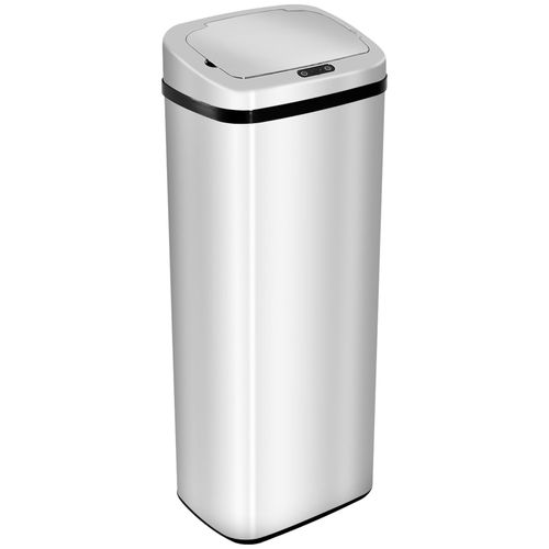 4250871238750 - Mülleimer mit Sensor silber 33 x 25 x 84 cm (LxBxH) Auomatik Abfalleimer Kücheneimer Müll Abfall 4250871238750 - Mülleimer mit Sensor silber 33 x 25 x 84 cm (LxBxH) Auomatik Abfalleimer Kücheneimer Müll Abfall
