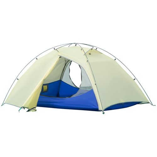 4251774952637 - Campingzelt mit Tragetasche weiß 230L x 140B x 110H cm 2-personen-zelt outdoor-zelt mit doppelschichtigen türen