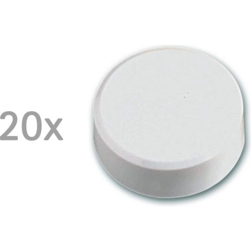 4002390021647 - Magnete DurchmxH 34x13 mm Haftkraft 2 kg Kunststoffgehäuse weiß ve 20 Stück mindestabnahme 2 ve