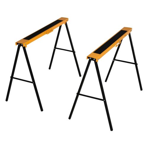 4250871287338 - Arbeits Bock Sägepferd Unterstellbock Klappbar Rutschfest Stahl Orange Schwarz 995 x 50 x 7 4250871287338 - Arbeits Bock Sägepferd Unterstellbock Klappbar Rutschfest Stahl Orange Schwarz 995 x 50 x 7