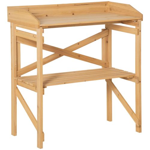 4251774940450 - Pflanztisch mit Schutzkante braun 80 x 40 x 84 cm ablagefläche gärtnertisch garten holz hellbraun 4251774940450 - Pflanztisch mit Schutzkante braun 80 x 40 x 84 cm ablagefläche gärtnertisch garten holz hellbraun