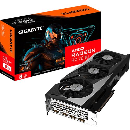 4719331313425 - GIGABYTE Grafikkarte Radeon RX 7600 GAMING OC 8G Grafikkarten neutral nicht definiert Grafikkarten
