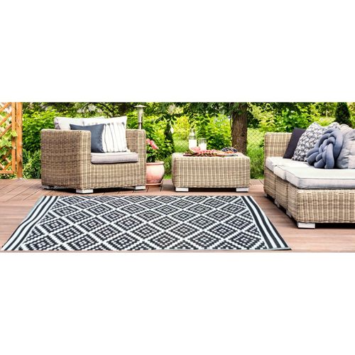 4260620356451 - Jet-line - Outdoor Kunststoffteppich austin schwarz 150 x 240 cm 4260620356451 - Jet-line - Outdoor Kunststoffteppich austin schwarz 150 x 240 cm