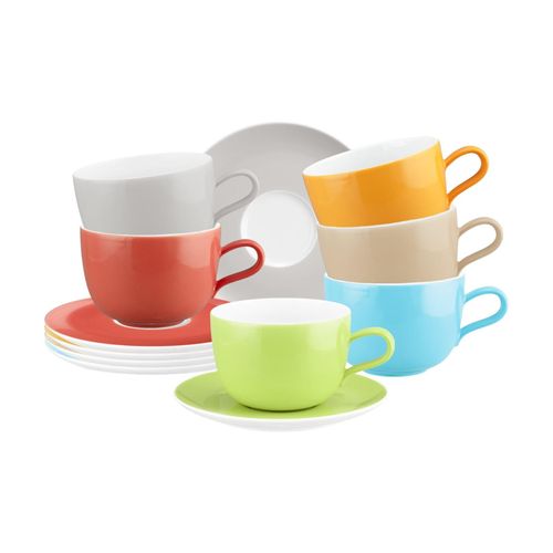 4262487297717 - Milchkaffeetassen mit Untertassen Liberty Pure Colors 380 ml 6er Set 4262487297717 - Milchkaffeetassen mit Untertassen Liberty Pure Colors 380 ml 6er Set