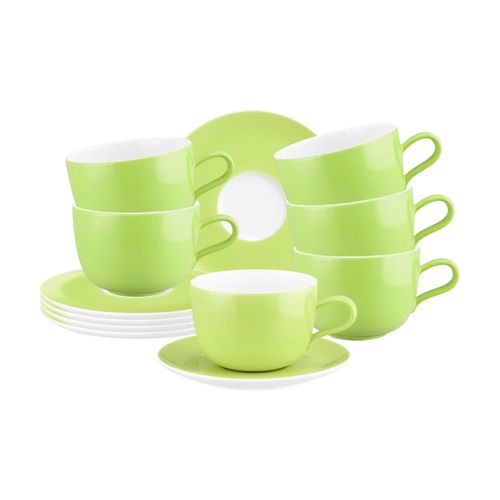 4262487297687 - Milchkaffeetassen mit Untertassen Liberty Pure Colors 380 ml 6er Set 4262487297687 - Milchkaffeetassen mit Untertassen Liberty Pure Colors 380 ml 6er Set