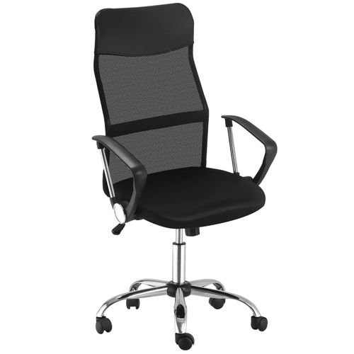 4251774965194 - Bürostuhl ergonomisch schwarz 57 x 56 x 114-124 cm (BxTxH) Drehstuhl Chefsessel Schreibtischstuhl Büromöbel 4251774965194 - Bürostuhl ergonomisch schwarz 57 x 56 x 114-124 cm (BxTxH) Drehstuhl Chefsessel Schreibtischstuhl Büromöbel