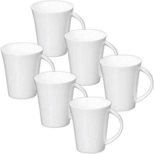 8682455437987 - Wilmax Porzellan Tassen 6er-Set – 380 ml Kaffeebecher für Tee & Kaffee 8682455437987 - Wilmax Porzellan Tassen 6er-Set – 380 ml Kaffeebecher für Tee & Kaffee