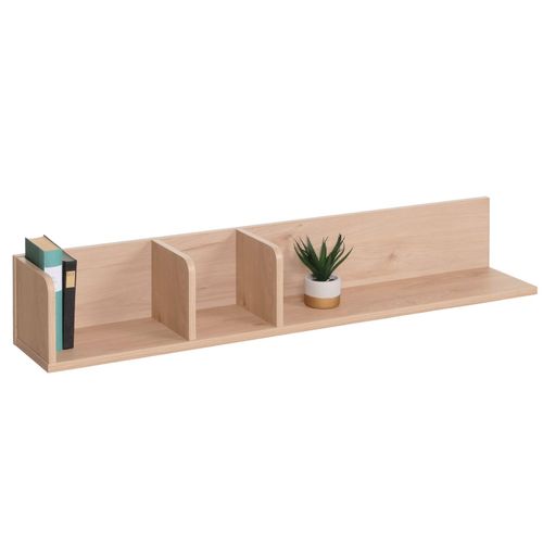 4057651871738 - Wandregal MCW-M48 Hängeregal Regal Holzregal Schweberegal 3 Fächer 20x120x21cm ~ beige 4057651871738 - Wandregal MCW-M48 Hängeregal Regal Holzregal Schweberegal 3 Fächer 20x120x21cm ~ beige