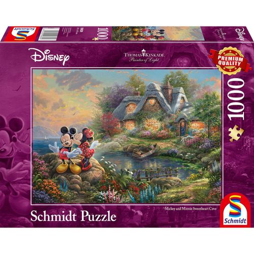 4001504596392 - Thomas Kinkade Painter of Light - Disney Sweethearts Mickey & Minnie Puzzle 4001504596392 - Thomas Kinkade Painter of Light - Disney Sweethearts Mickey & Minnie Puzzle