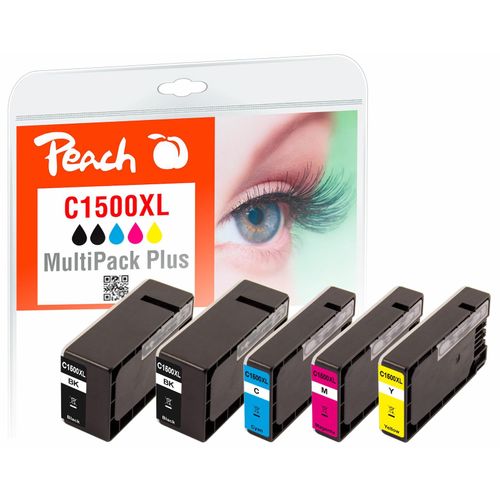 7640164826844 - C1500 XL 5 Druckerpatronen XL (2*bk c m y) ersetzt Canon PGI-1500XL 9182B004 für zB Canon Maxify MB 2350 Canon Maxify MB 2750 (wiederaufbereitet) 7640164826844 - C1500 XL 5 Druckerpatronen XL (2*bk c m y) ersetzt Canon PGI-1500XL 9182B004 für zB Canon Maxify MB 2350 Canon Maxify MB 2750 (wiederaufbereitet)