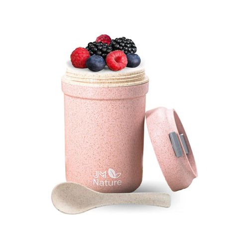 4255829545591 - To Go Müslibecher 2 Stück Praktische Joghurtbecher mit Deckel & Löffel 4255829545591 - To Go Müslibecher 2 Stück Praktische Joghurtbecher mit Deckel & Löffel