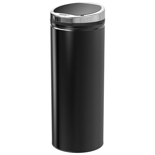 4255633512246 - Sensor Mülleimer 50L Automatischer Abfalleimer Rostfreier Kücheneimer mit Infrarotsensor für Wohnzimmer Büro Edelstahl Schwarz - Schwarz 4255633512246 - Sensor Mülleimer 50L Automatischer Abfalleimer Rostfreier Kücheneimer mit Infrarotsensor für Wohnzimmer Büro Edelstahl Schwarz - Schwarz
