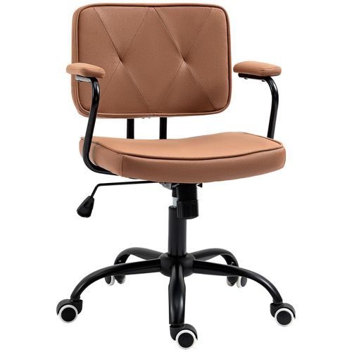 4251774958301 - Bürostuhl mit Rollen braun 61L x 58B x 82-91H cm computer-schreibtisch stuhl für zuhause bürostuhl mit rollen 4251774958301 - Bürostuhl mit Rollen braun 61L x 58B x 82-91H cm computer-schreibtisch stuhl für zuhause bürostuhl mit rollen