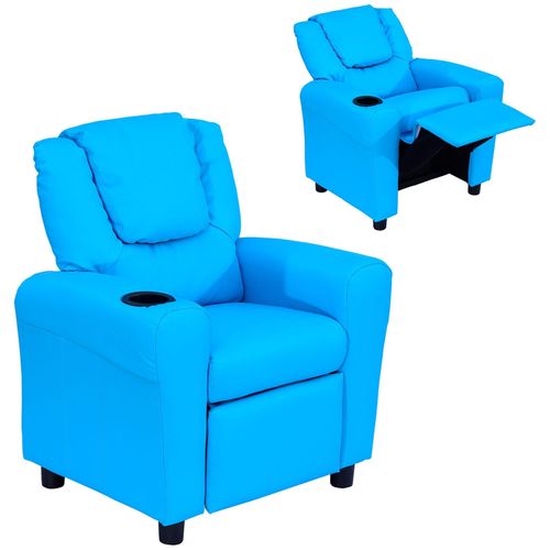 4251774966627 - Kindersessel mit Liegefunktion blau 62 x 52 x 69 cm (BxTxH) Minisessel Polstersessel für Kinder Kindermöbel 4251774966627 - Kindersessel mit Liegefunktion blau 62 x 52 x 69 cm (BxTxH) Minisessel Polstersessel für Kinder Kindermöbel