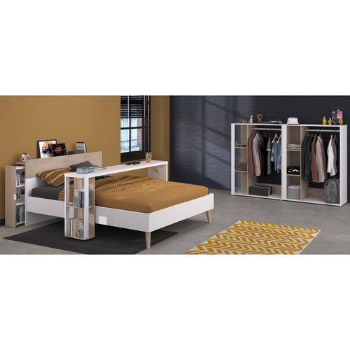 3480940303176 - Kinderzimmer-Set 5-teilig Aalborg 13a Weiß Japanische Eiche 3480940303176 - Kinderzimmer-Set 5-teilig Aalborg 13a Weiß Japanische Eiche
