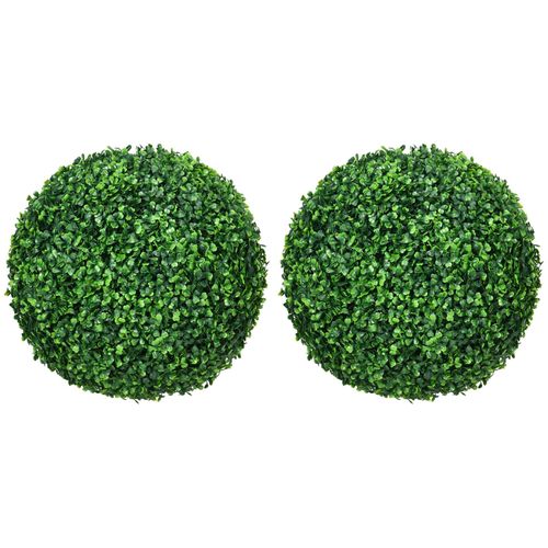 4255633544742 - 2er-Set Künstliche Buchsbaumkugel groß Ø40 cm Kunstpflanze UV-beständig Plastik Künstliche Pflanzen im Topf Fake Plant wie echt für Wohnzimmer 4255633544742 - 2er-Set Künstliche Buchsbaumkugel groß Ø40 cm Kunstpflanze UV-beständig Plastik Künstliche Pflanzen im Topf Fake Plant wie echt für Wohnzimmer