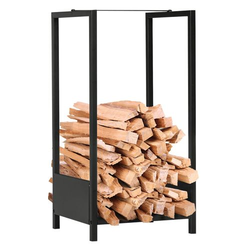 4255633536938 - Brennholzregal mit Pulverbeschichtung schwarz 39L x 35B x 76H cm 4255633536938 - Brennholzregal mit Pulverbeschichtung schwarz 39L x 35B x 76H cm