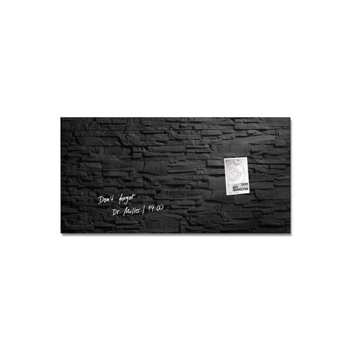 4004360863776 - SIGEL Glas-Magnettafeln Magnetboard 91x46cm Schiefer-S 910 x 460 cm Tempered Glas Rückseite Metall anthrazit 4004360863776 - SIGEL Glas-Magnettafeln Magnetboard 91x46cm Schiefer-S 910 x 460 cm Tempered Glas Rückseite Metall anthrazit