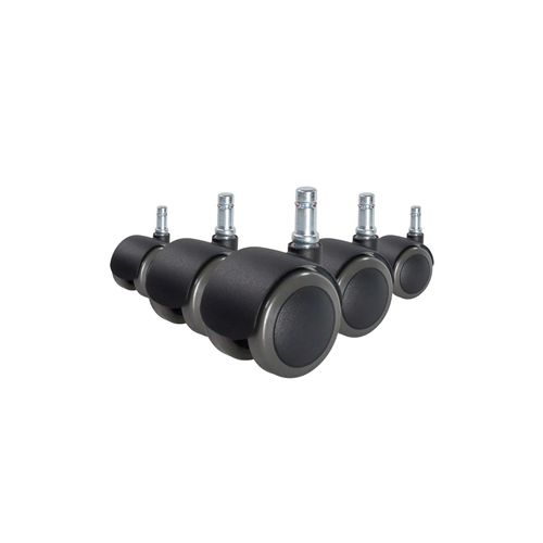 4260182537725 - 5x ROLO FIX 10mm 50mm Hartböden - Stuhlrollen Schwarz 4260182537725 - 5x ROLO FIX 10mm 50mm Hartböden - Stuhlrollen Schwarz