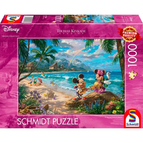 4001504575281 - Thomas Kinkade Studios Disney Dreams Collection - Minnie & Mickey in Hawaii Puzzle 4001504575281 - Thomas Kinkade Studios Disney Dreams Collection - Minnie & Mickey in Hawaii Puzzle