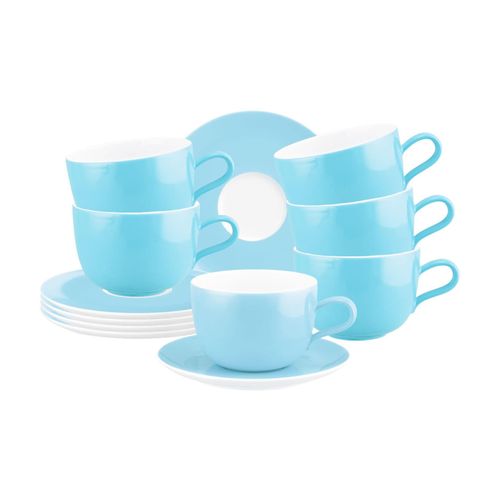 4262487297670 - Milchkaffeetassen mit Untertassen Liberty Pure Colors 380 ml 6er Set 4262487297670 - Milchkaffeetassen mit Untertassen Liberty Pure Colors 380 ml 6er Set