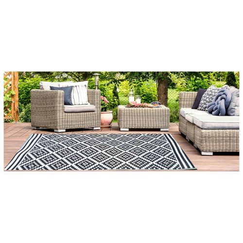 4260620356468 - Garten Teppich Outdoor Kunststoffteppich AUSTIN schwarz 240 x 300 Terrasse Balkon 4260620356468 - Garten Teppich Outdoor Kunststoffteppich AUSTIN schwarz 240 x 300 Terrasse Balkon