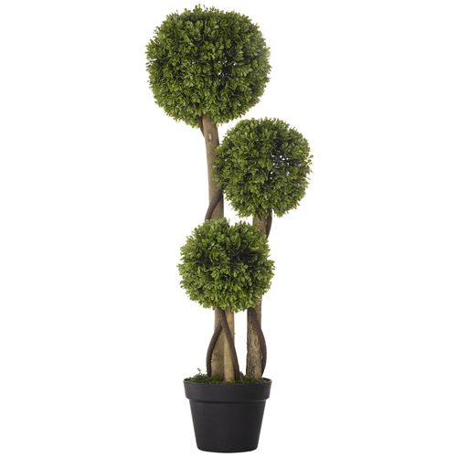 4255633542205 - Künstlicher Buchsbaum groß 90 cm Kunstbaum mit UV-Schutz Kunstpflanze Plastik Künstliche Pflanzen im Topf Fake Plant wie echt für Wohnzimmer 4255633542205 - Künstlicher Buchsbaum groß 90 cm Kunstbaum mit UV-Schutz Kunstpflanze Plastik Künstliche Pflanzen im Topf Fake Plant wie echt für Wohnzimmer