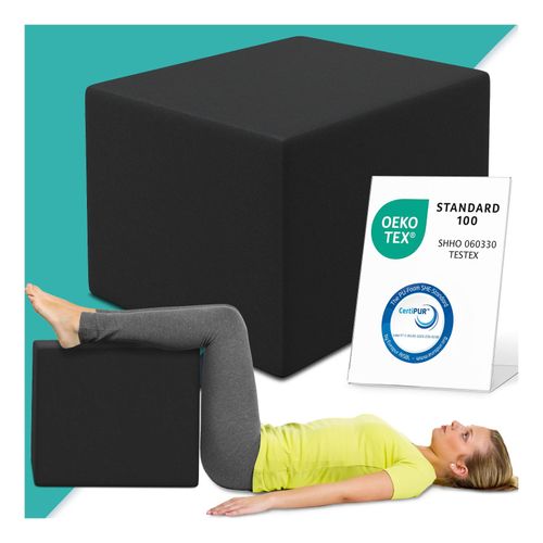 4260641680429 - aktivshop Bandscheibenwürfel Stufenlagerungswürfel zur Stufenlagerung Stufenbett mit Bezug Fitness Würfel Schaumstoff 40 x 50 x 50 cm 4260641680429 - aktivshop Bandscheibenwürfel Stufenlagerungswürfel zur Stufenlagerung Stufenbett mit Bezug Fitness Würfel Schaumstoff 40 x 50 x 50 cm