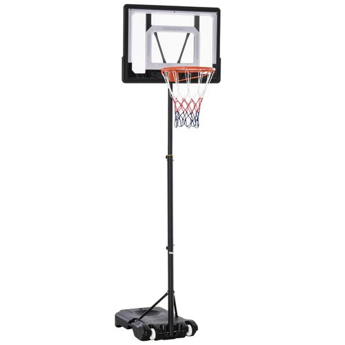 4251774986786 - Basketballkorb höhenverstellbar schwarz 83 x 75 x 260 cm (BxTxH) Basketballständer Basketballanlage Basketball-Backboard
