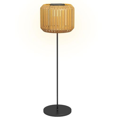4255633554253 - Rattan Solarlampe Wegleuchte mit Warmweißem Licht Wasserdichte led Gartenleuchte mit Lichtsensor Stehleuchte für Garten Rasen Stahl Gelb 4255633554253 - Rattan Solarlampe Wegleuchte mit Warmweißem Licht Wasserdichte led Gartenleuchte mit Lichtsensor Stehleuchte für Garten Rasen Stahl Gelb