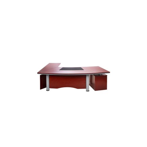 4260180270075 - Jet-line - Büromöbel Chef Schreibtisch berlin rechts 260 cm Furnier Winkelschreibtisch 4260180270075 - Jet-line - Büromöbel Chef Schreibtisch berlin rechts 260 cm Furnier Winkelschreibtisch