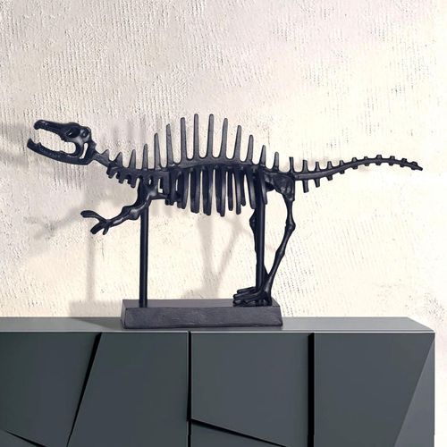 4251757725135 - Deko T-Rex Dino Fossil 62cm Alu Schwarz Dinosaurier Wohndeko Dekoration 4251757725135 - Deko T-Rex Dino Fossil 62cm Alu Schwarz Dinosaurier Wohndeko Dekoration
