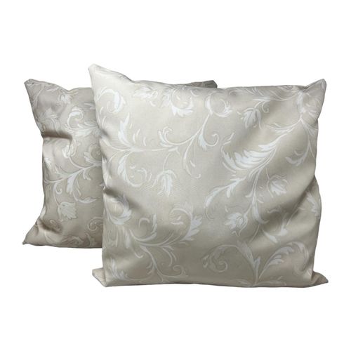 4262456960185 - Outdoor 2-er Kissen Set beige Blumenmuster Outdoorkissen 4262456960185 - Outdoor 2-er Kissen Set beige Blumenmuster Outdoorkissen