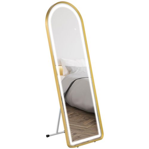 4255633551504 - Homcom - Ganzkörperspiegel 1515 x 50 x 4 cm Wandspiegel mit Ständer Standspiegel mit LED-Leuchte Dimmbar Garderobenspiegel mit Touch-Schlater 4255633551504 - Homcom - Ganzkörperspiegel 1515 x 50 x 4 cm Wandspiegel mit Ständer Standspiegel mit LED-Leuchte Dimmbar Garderobenspiegel mit Touch-Schlater